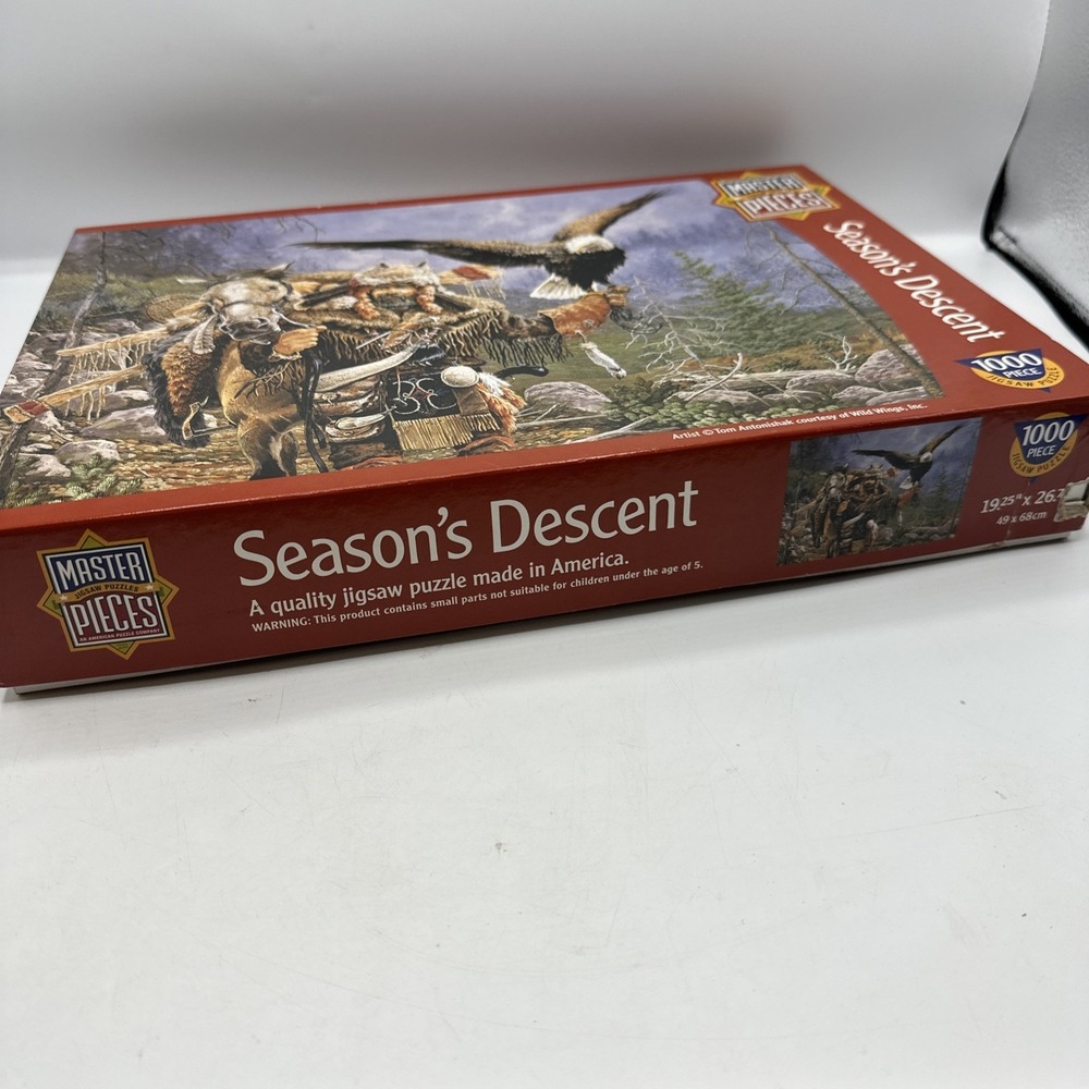 Master Pieces‎ 1,000 Piece Jigsaw Puzzle Season's Descent Artist Tom Antonishak - Picture 2 of 13